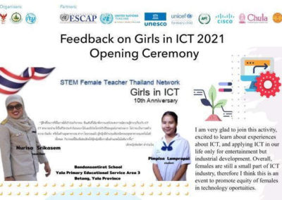 Reflections on Girls in ICT Day 2021 Opening Ceremony