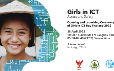มาร่วมเป็นส่วนหนึ่งของพิธีปิดการเฉลิมฉลอง  Girls in ICT Day Thailand 2022 และเตรียมความพร้อมสู่ก้าวต่อไปแห่งความเท่าเทียมด้านเทคโนโลยี