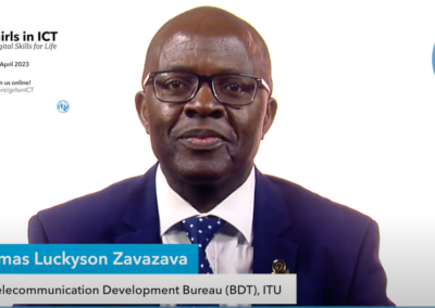 Watch a Video Message from the ITU BDT Director for the ITU Girls in ICT Day 2023